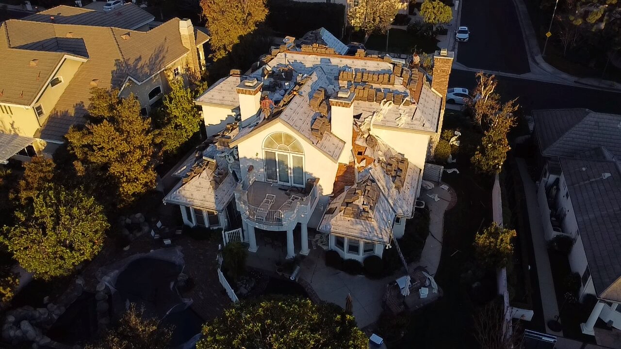 Full roof tear-off and replacement