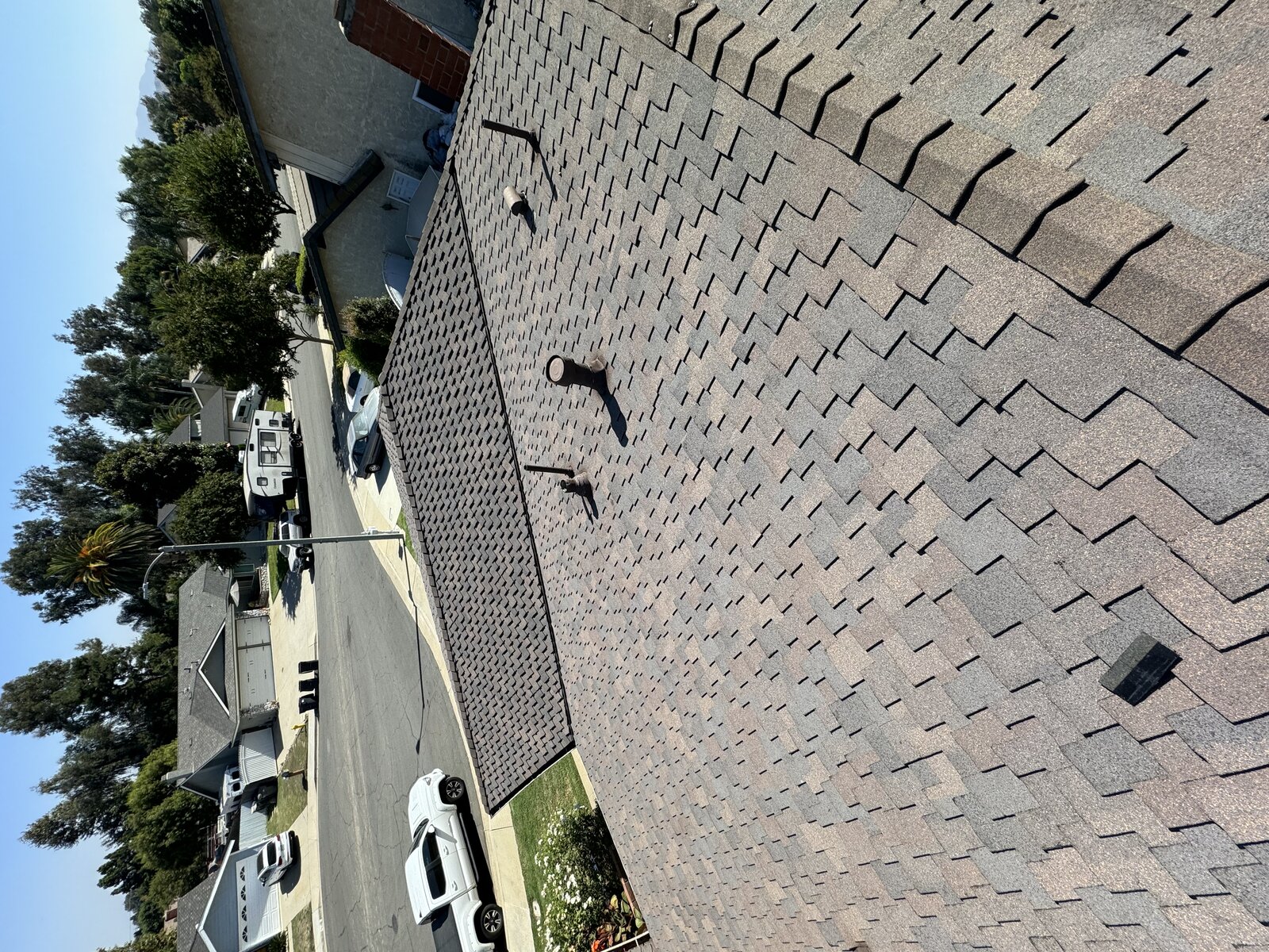 Finished shingle roof replacement