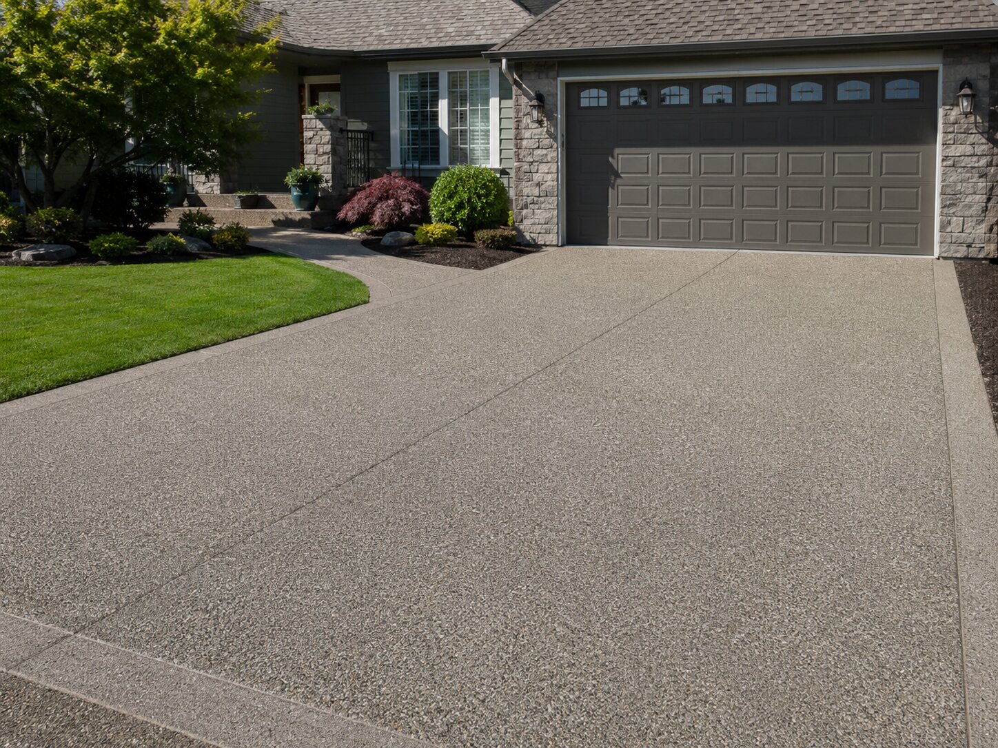Paver driveway installation