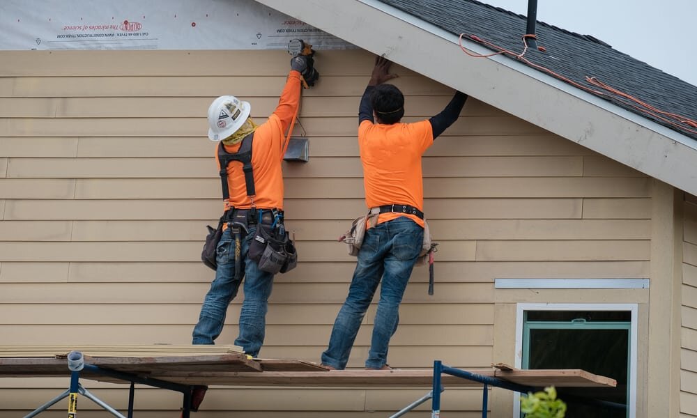 Exterior repair project
